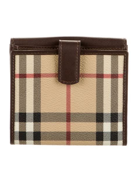 Burberry haymarket check wallet